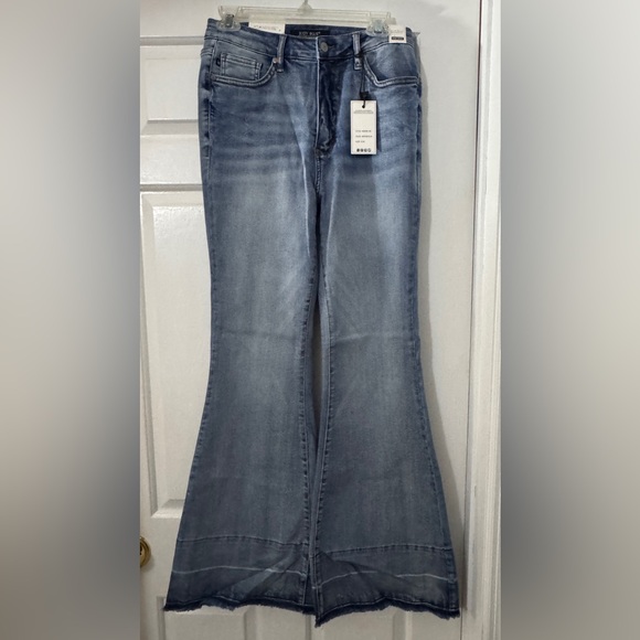 Judy Blue Jeans Tummy Control With Release Hem Flare High Waist NWT - Picture 4 of 9